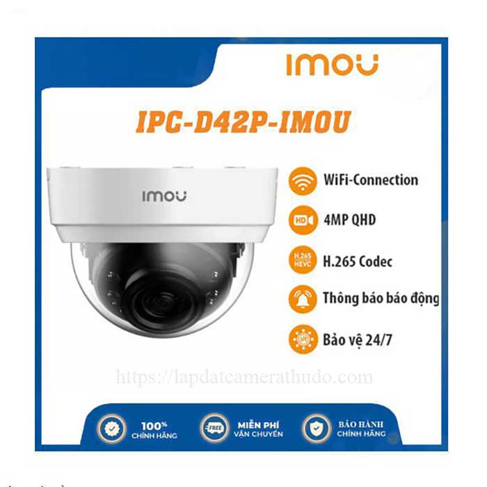 Camera IP Wifi 4.0MP IPC-D42P-IMOU