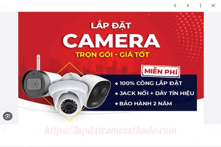 Lắp đặt camera tại Hà Nội