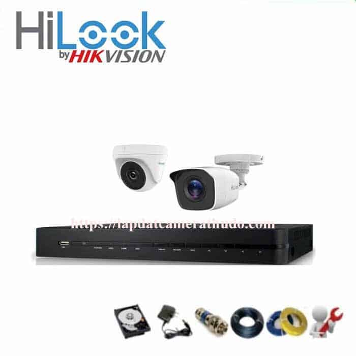 Trọn Bộ 2 Mắt Camera Hilook 2.0Mpx by HIKVISION