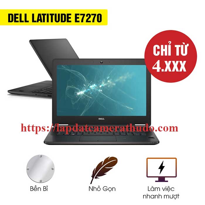 Laptop Dell 7270 i56300U/Ram8/Ssd256/12.5inch/Pin 5h50
